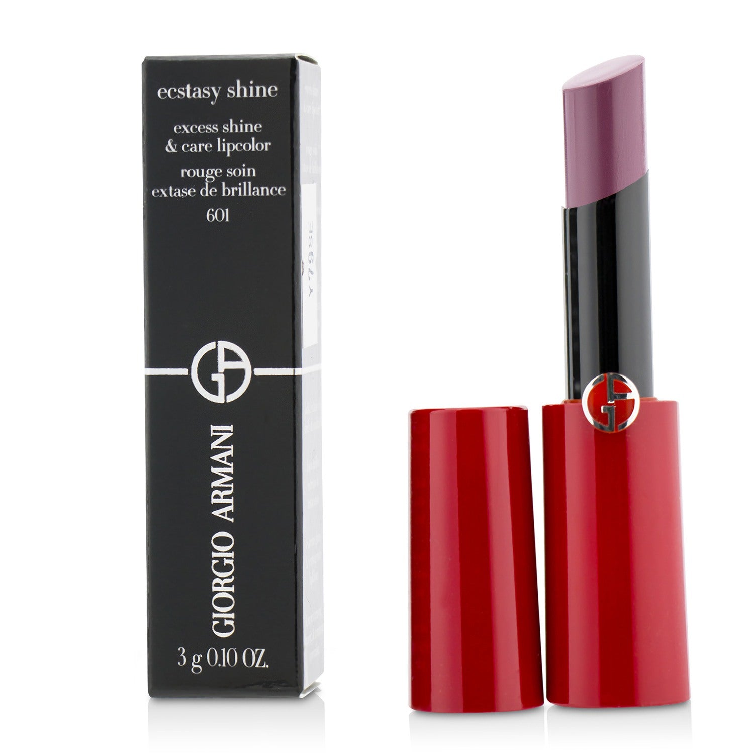 Giorgio Armani/ジョルジオ アルマーニ+エクスタシー シャイン エクセス シャイン & ケア リップカラー+3g/0.1oz+# 601 Attitude ブランドコスメ